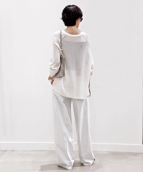 AP STUDIO（エーピーストゥディオ）の「【HAIKURE/ハイクル】BETHANY  White denim（デニムパンツ・レディース・ホワイト・24/25/26/27）」の7枚目の写真