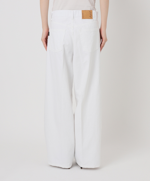 AP STUDIO（エーピーストゥディオ）の「【HAIKURE/ハイクル】BETHANY  White denim（デニムパンツ・レディース・ホワイト・24/25/26/27）」の4枚目の写真