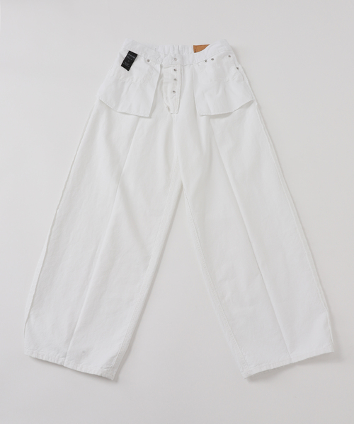 AP STUDIO（エーピーストゥディオ）の「【HAIKURE/ハイクル】BETHANY  White denim（デニムパンツ・レディース・ホワイト・24/25/26/27）」の21枚目の写真