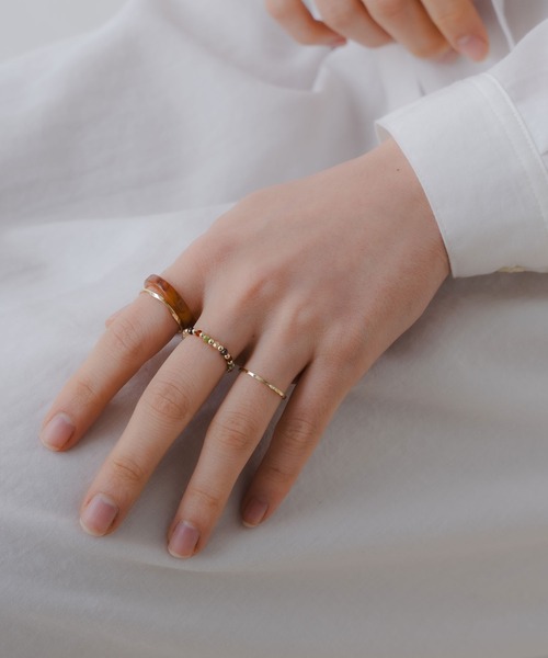 yu-ka（ユーカ）の「YU-KA:アンティーク風リング ４点セット（リング・レディース・ゴールド系その他2/ゴールド系その他/ゴールド・FREE）」の7枚目の写真