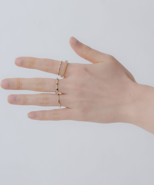 yu-ka（ユーカ）の「YU-KA:アンティーク風リング ４点セット（リング・レディース・ゴールド系その他2/ゴールド系その他/ゴールド・FREE）」の10枚目の写真