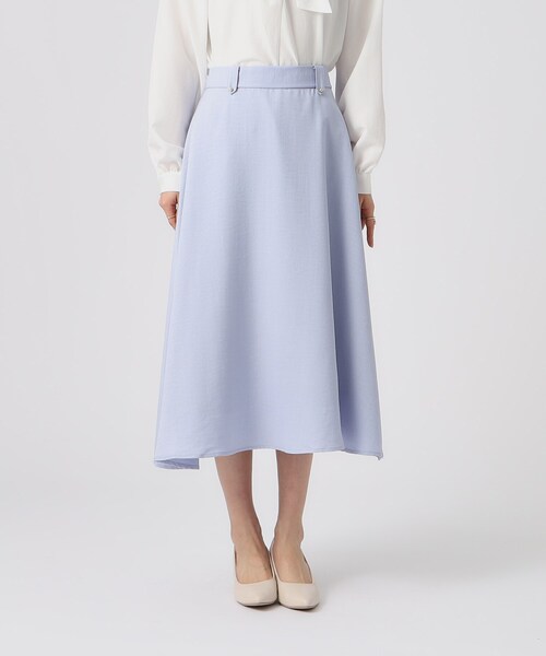 DRESKIP（ドレスキップ）の「◆【無理せずキレイ/セットアップ可】ベルト付ヴィンテージフレアスカート（スカート・レディース・ブラック/ライトベージュ/サックスブルー・02/03/04）」の18枚目の写真