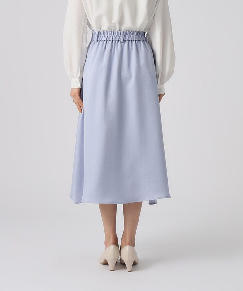 DRESKIP（ドレスキップ）の「◆【無理せずキレイ/セットアップ可】ベルト付ヴィンテージフレアスカート（スカート・レディース・ブラック/ライトベージュ/サックスブルー・02/03/04）」の20枚目の写真