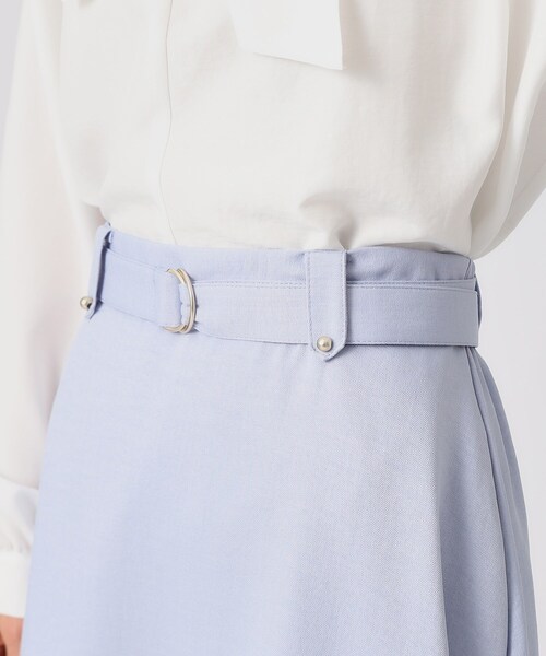 DRESKIP（ドレスキップ）の「◆【無理せずキレイ/セットアップ可】ベルト付ヴィンテージフレアスカート（スカート・レディース・ブラック/ライトベージュ/サックスブルー・02/03/04）」の21枚目の写真
