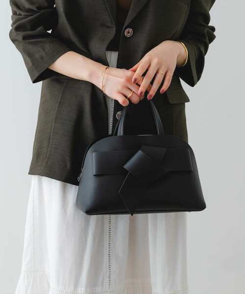 RODE SKO（ロデスコ）の「リボンボストンバッグ（ボストンバッグ・レディース・グレー系その他/ブラック・ONE）」の6枚目の写真