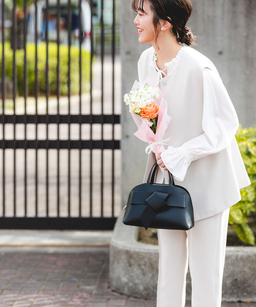 RODE SKO（ロデスコ）の「リボンボストンバッグ（ボストンバッグ・レディース・グレー系その他/ブラック・ONE）」の19枚目の写真