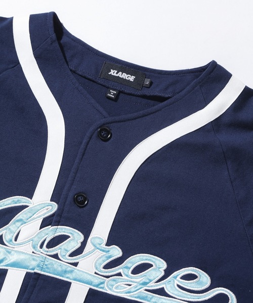 XLARGE(エクストララージ)の「EMBROIDERED BASEBALL SHIRT(シャツ/ブラウス・メンズ・ブラック/ネイビー・S/M/L/XL)」の4枚目の写真