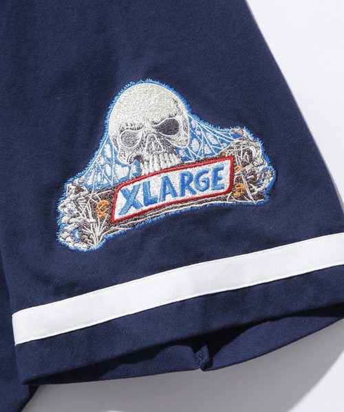 XLARGE(エクストララージ)の「EMBROIDERED BASEBALL SHIRT(シャツ/ブラウス・メンズ・ブラック/ネイビー・S/M/L/XL)」の7枚目の写真