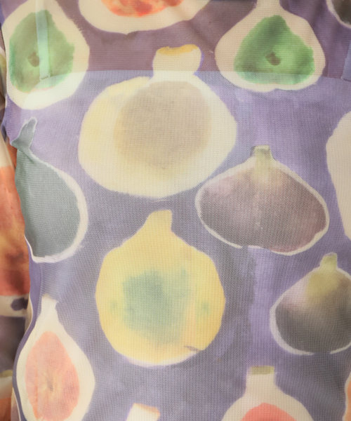 Carne Bollente(カルネボレンテ)の「【Carne Bollente/カルネボレンテ】 The Fig Dog:ロンT(Tシャツ/カットソー・レディース・パープル・X-SMALL)」の8枚目の写真