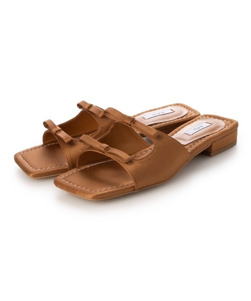 EVOL（イーボル）の「【EVOL】スクエアリボンフラットサンダル IW5390（サンダル・レディース・グリーン/ブラック/シルバー/キャメル・L/M/S/LL）」の10枚目の写真