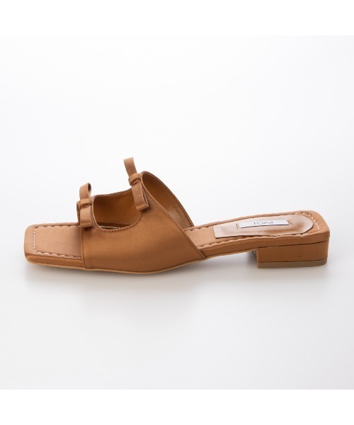 EVOL（イーボル）の「【EVOL】スクエアリボンフラットサンダル IW5390（サンダル・レディース・グリーン/ブラック/シルバー/キャメル・L/M/S/LL）」の11枚目の写真