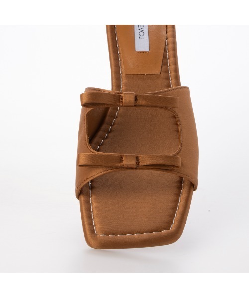 EVOL（イーボル）の「【EVOL】スクエアリボンフラットサンダル IW5390（サンダル・レディース・グリーン/ブラック/シルバー/キャメル・L/M/S/LL）」の14枚目の写真