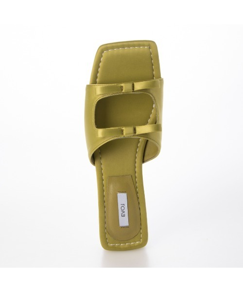 EVOL（イーボル）の「【EVOL】スクエアリボンフラットサンダル IW5390（サンダル・レディース・グリーン/ブラック/シルバー/キャメル・L/M/S/LL）」の18枚目の写真