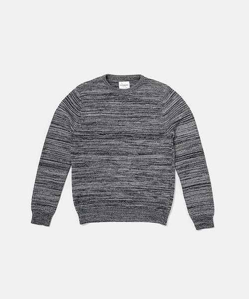 Saturdays NYC(サタデーズ ニューヨークシティ )の「Everyday Melange Knitwear(ニット/セーター・メンズ・ブラック/ネイビー・LARGE/X-SMALL/MEDIUM/SMALL/X-LARGE)」の1枚目の写真