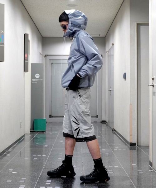 ★関税込★San San Gear★CUT OFF MESH SHORTS★ CUT OFF MESH SHORTS [GREY] - SAN SAN GEAR