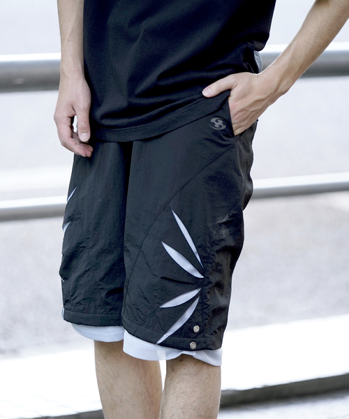 SAN SAN GEAR サンサンギア CUT OFF MESH SHORTS セール】【SAN SAN GEAR / サンサンギア】CUT OFF MESH SHORTS