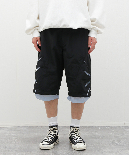 ハーフ・ショートパンツ SAN SAN GEAR CUT OFF MESH SHORTS 4TR438 SAN SAN GEAR CUT OFF MESH SHORTS 4TR438 (San San Gear/ハーフ