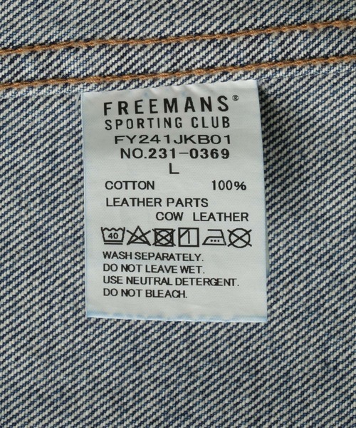 FREEMANS SPORTING CLUB（フリーマンズ スポーティング クラブ）の「FREEMANS SPORTING CLUB　WALL JEAN CHORE JACKET（デニムジャケット・メンズ・ブルー系その他・SMALL/MEDIUM/LARGE）」の8枚目の写真