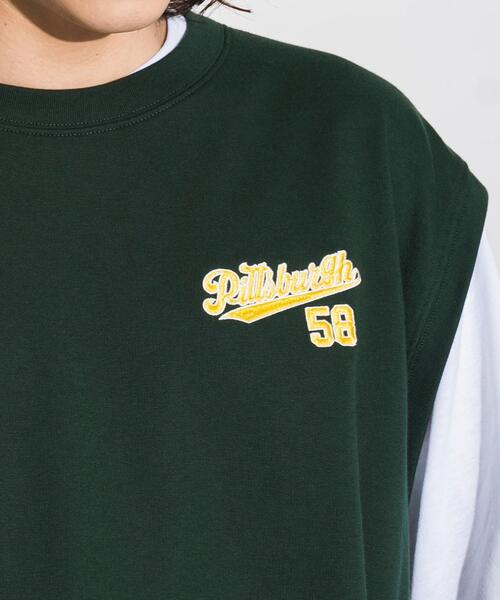 WEGO（ウィゴー）の「WEGO/アンサンブルスウェットベストT（アンサンブル・メンズ・グリーン/ブラック・MEDIUM/LARGE）」の6枚目の写真