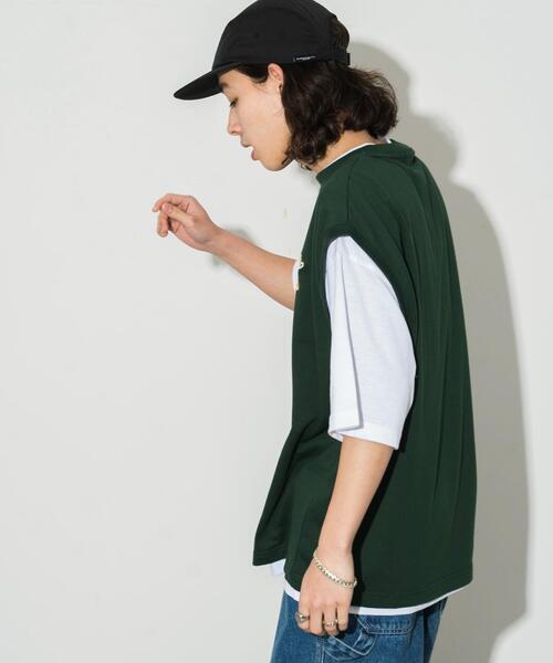 WEGO（ウィゴー）の「WEGO/アンサンブルスウェットベストT（アンサンブル・メンズ・グリーン/ブラック・MEDIUM/LARGE）」の14枚目の写真