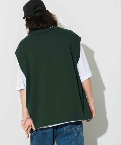 WEGO（ウィゴー）の「WEGO/アンサンブルスウェットベストT（アンサンブル・メンズ・グリーン/ブラック・MEDIUM/LARGE）」の15枚目の写真