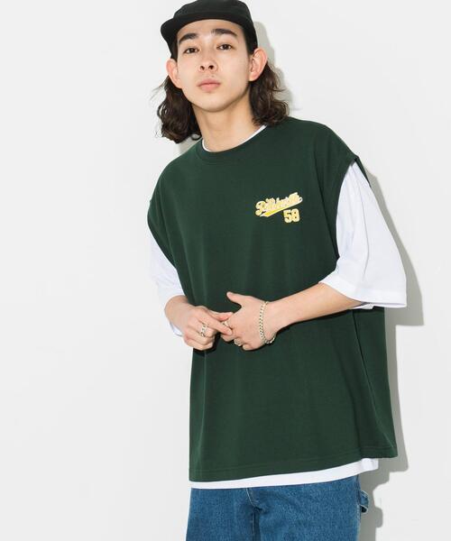 WEGO（ウィゴー）の「WEGO/アンサンブルスウェットベストT（アンサンブル・メンズ・グリーン/ブラック・MEDIUM/LARGE）」の16枚目の写真