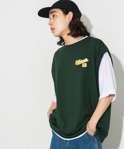 WEGO（ウィゴー）の「WEGO/アンサンブルスウェットベストT（アンサンブル・メンズ・グリーン/ブラック・MEDIUM/LARGE）」の17枚目の写真