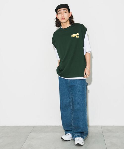 WEGO（ウィゴー）の「WEGO/アンサンブルスウェットベストT（アンサンブル・メンズ・グリーン/ブラック・MEDIUM/LARGE）」の18枚目の写真