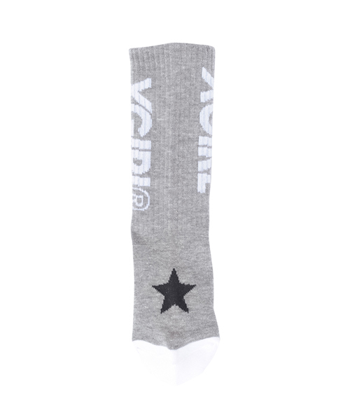 X-girl Stages（エックスガールステージス）の「LOGO SOCKS（ソックス/靴下・キッズ・ホワイト/アッシュ/ネイビー・MEDIUM/LARGE/SMALL）」の9枚目の写真