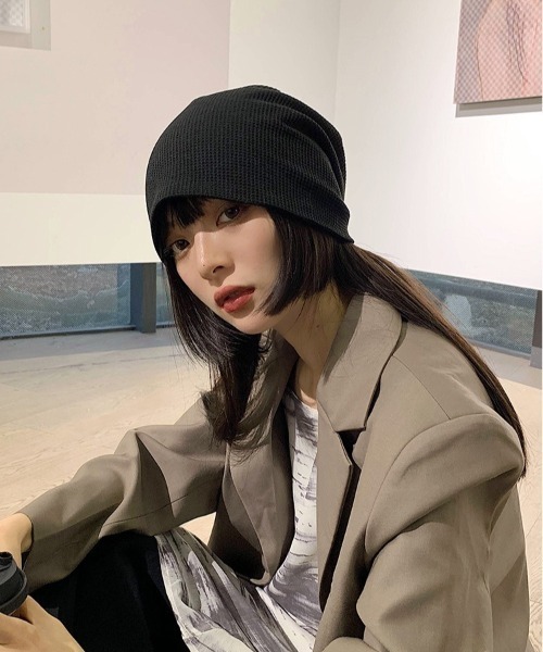セール】『SBLTR』ユニセックス ワッフルルーズニットワッチ