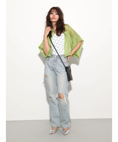 EGOIST（エゴイスト）の「EGOIST　ミニショルダーバック（ショルダーバッグ・レディース・グリーン/ブラック/マルチ・FREE）」の5枚目の写真