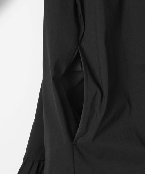 MILKFED.(ミルクフェド)の「BOW TIE SHIRT DRESS(ワンピース・レディース・ブラック/ベージュ・ONE SIZE)」の11枚目の写真