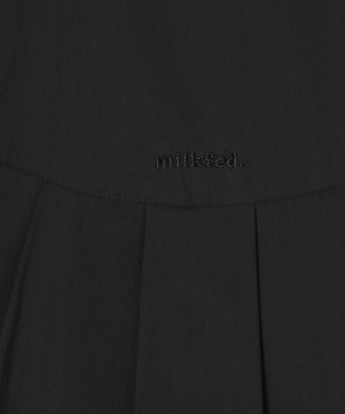 MILKFED.(ミルクフェド)の「BOW TIE SHIRT DRESS(ワンピース・レディース・ブラック/ベージュ・ONE SIZE)」の12枚目の写真