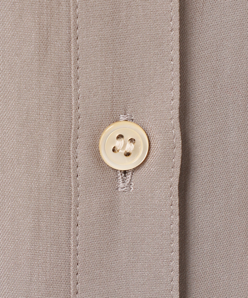 Noble（ノーブル）の「ドライシフォンラッフルスリーブブラウス（シャツ/ブラウス・レディース・グレー/ホワイト/ブラウン・FREE）」の19枚目の写真