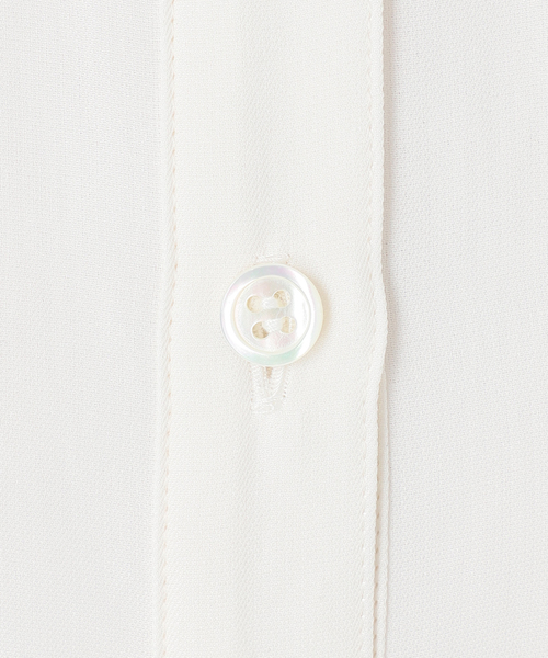 Noble（ノーブル）の「ドライシフォンラッフルスリーブブラウス（シャツ/ブラウス・レディース・グレー/ホワイト/ブラウン・FREE）」の22枚目の写真