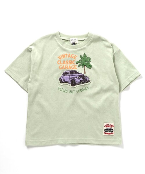 F.O.KIDS（エフオーキッズ）の「VINTAGE　CAR　TEE（Tシャツ/カットソー・キッズ・グリーン/レッド/オフホワイト/グレー・130/120/110/100/140/95/90/80）」の21枚目の写真