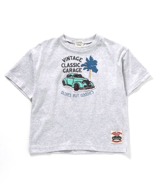 F.O.KIDS（エフオーキッズ）の「VINTAGE　CAR　TEE（Tシャツ/カットソー・キッズ・グリーン/レッド/オフホワイト/グレー・130/120/110/100/140/95/90/80）」の12枚目の写真