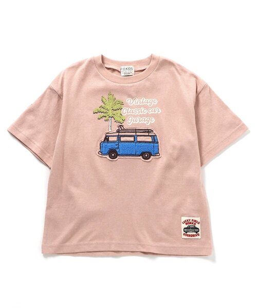 F.O.KIDS（エフオーキッズ）の「VINTAGE　CAR　TEE（Tシャツ/カットソー・キッズ・グリーン/レッド/オフホワイト/グレー・130/120/110/100/140/95/90/80）」の10枚目の写真