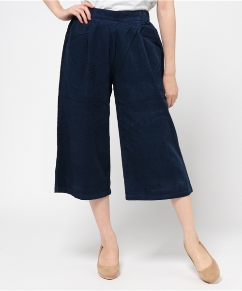 mystic（ミスティック）の「【mystic】コーデュロイガウチョパンツ（その他パンツ・レディース・カーキ/ネイビー/ブラック・ﾌﾘ-）」の3枚目の写真