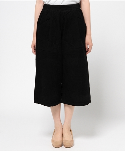 mystic（ミスティック）の「【mystic】コーデュロイガウチョパンツ（その他パンツ・レディース・カーキ/ネイビー/ブラック・ﾌﾘ-）」の9枚目の写真