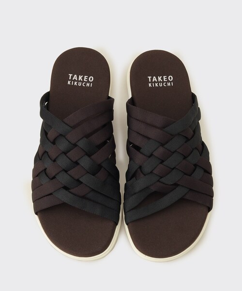 TAKEO KIKUCHI(タケオキクチ)の「◆テープ メッシュサンダル(サンダル・メンズ・ブラック系4/ダークブラウン系4/カーキ系3・50/60/70)」の14枚目の写真