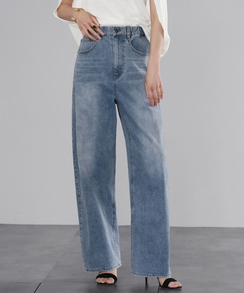 ELFRANK カーブデニムパンツ カーブデニムパンツ（デニムパンツ）｜ELFRANK（エルフランク