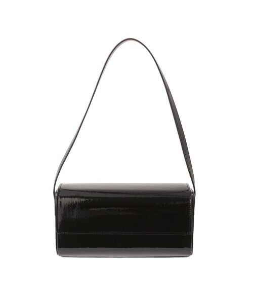 LAGUNAMOON（ラグナムーン）の「エナメルスクエアミニバッグ（ショルダーバッグ・レディース・ボルドー/アイボリー/ブラック・FREE）」の4枚目の写真