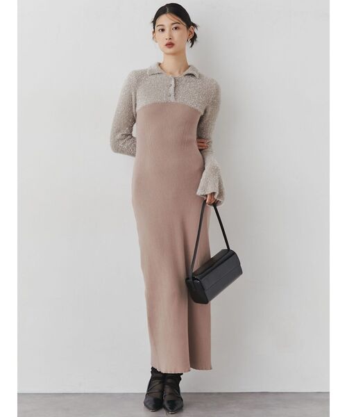 LAGUNAMOON（ラグナムーン）の「エナメルスクエアミニバッグ（ショルダーバッグ・レディース・ボルドー/アイボリー/ブラック・FREE）」の7枚目の写真