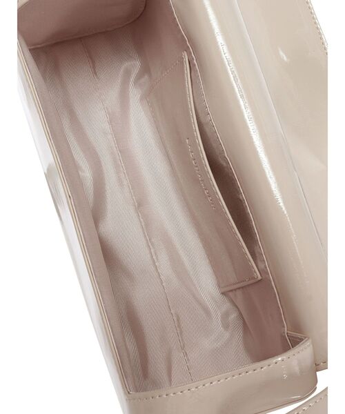 LAGUNAMOON（ラグナムーン）の「エナメルスクエアミニバッグ（ショルダーバッグ・レディース・ボルドー/アイボリー/ブラック・FREE）」の18枚目の写真