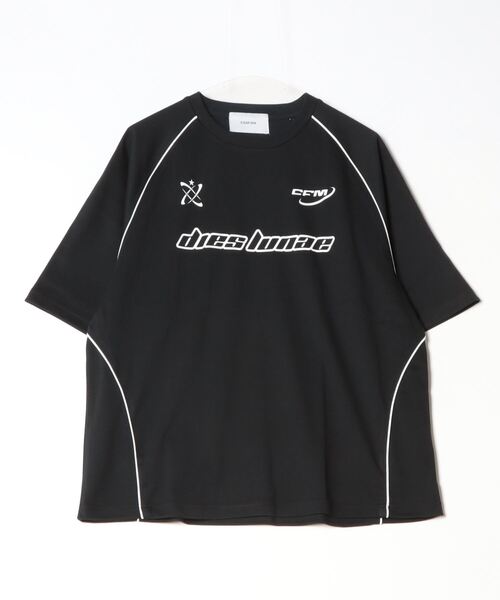 パイピング ビッグTシャツ Confirm（コンファーム）の「25SS Y2K パイピングライン ロゴ