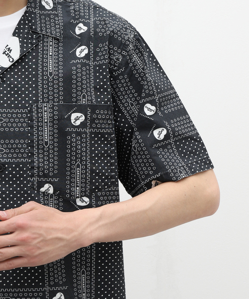 Carhartt WIP(カーハートダブリューアイピー)の「【CARHARTT WIP / カーハート ダブリューアイピー】S/S HEART BANDANA SHIRT(シャツ/ブラウス・メンズ・ブラック・LARGE/MEDIUM)」の11枚目の写真