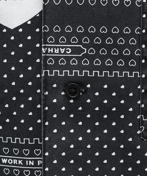 Carhartt WIP(カーハートダブリューアイピー)の「【CARHARTT WIP / カーハート ダブリューアイピー】S/S HEART BANDANA SHIRT(シャツ/ブラウス・メンズ・ブラック・LARGE/MEDIUM)」の15枚目の写真