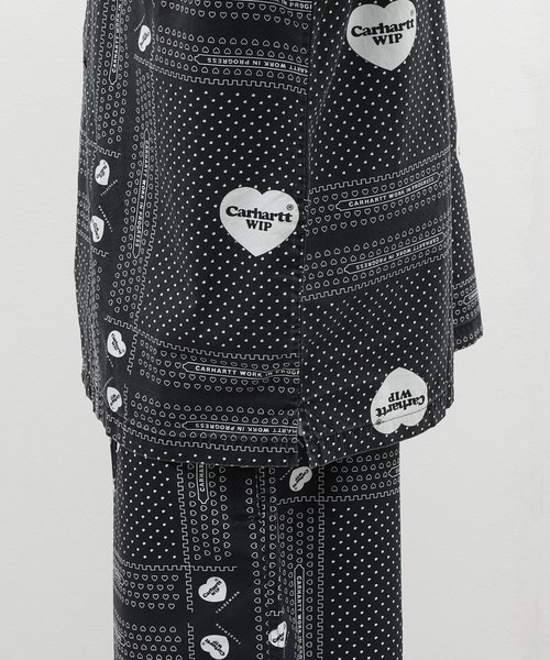 Carhartt WIP(カーハートダブリューアイピー)の「【CARHARTT WIP / カーハート ダブリューアイピー】S/S HEART BANDANA SHIRT(シャツ/ブラウス・メンズ・ブラック・LARGE/MEDIUM)」の16枚目の写真