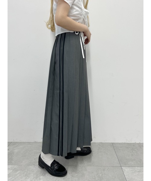PHILLY（フィリー）の「【PHILLY】2ラインプリーツロングスカート